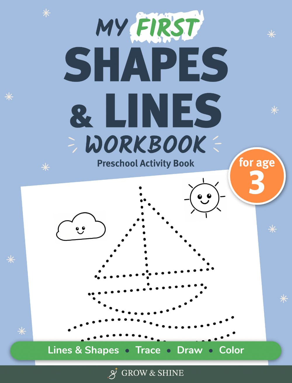 Cover of My First Shapes & Lines Workbook for Age 3