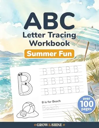 Cover of ABC Letter Tracing Workbook: Summer Fun