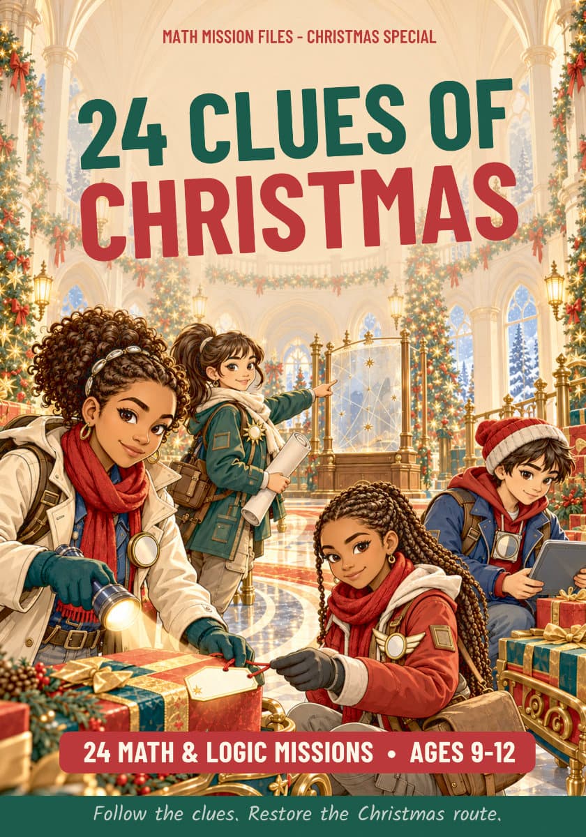 Cover of 24 Clues of Christmas